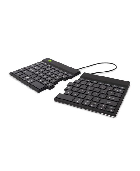 R-Go Split Break ergonomic wireless keyboard, Black (German)