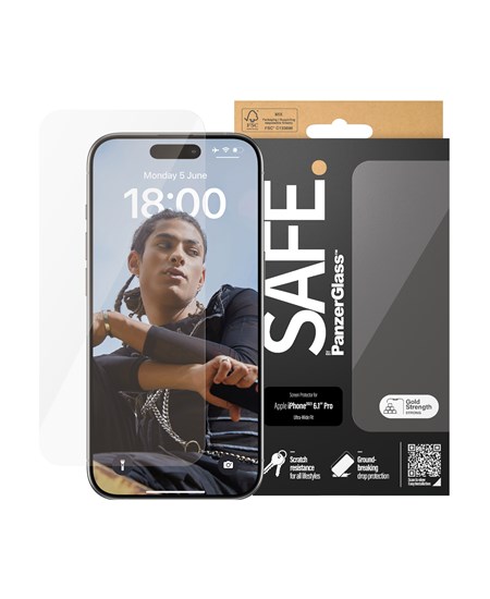 SAFE. Screen Protector iPhone 15 Pro Ultra-Wide Fit