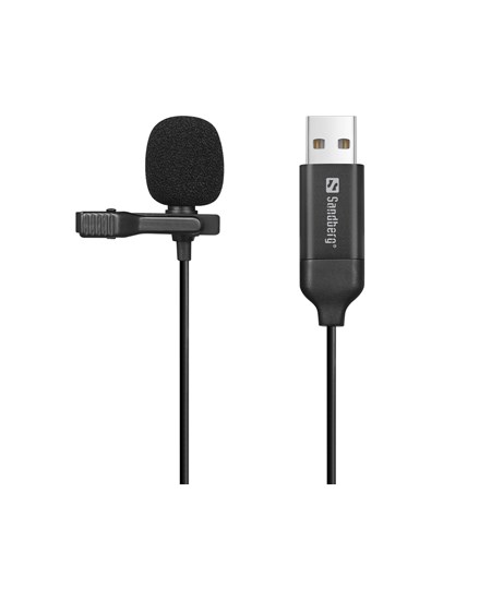 Sandberg Streamer USB Clip Microphone