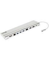 USB-C All-in-1 Docking Station, Silver