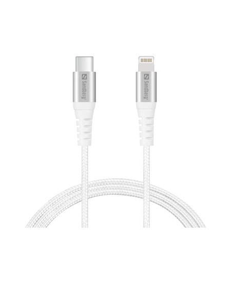 USB-C to Lightning Cable, White (1m)