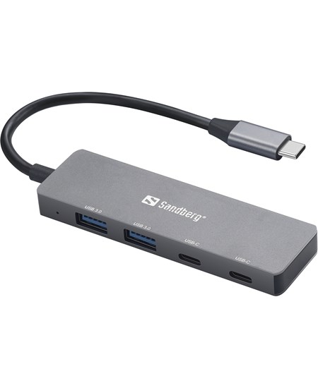 Sandberg USB-C to 2xUSB-A + 2xUSB-C Hub