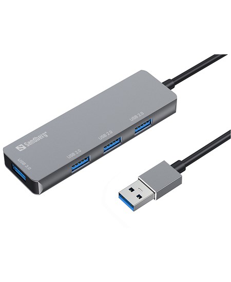 Sandberg USB-A Hub 1xUSB3.0+3x2.0 SAVER