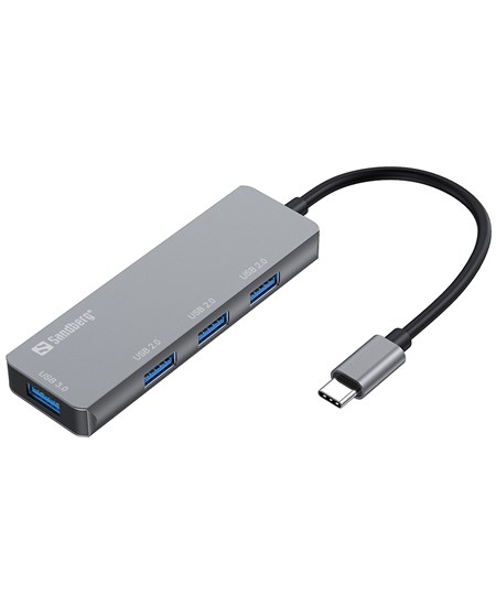 Sandberg USB-C Hub 1xUSB3.0+3x2.0 SAVER