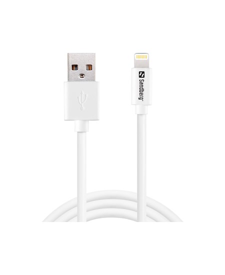 Sandberg USB-A to Lightning SAVER, White (1m)