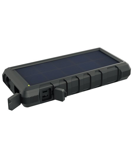 24.000 mAh Outdoor Solar PowerBank, Black