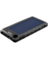 10.000 mAh Outdoor Solar PowerBank, Black