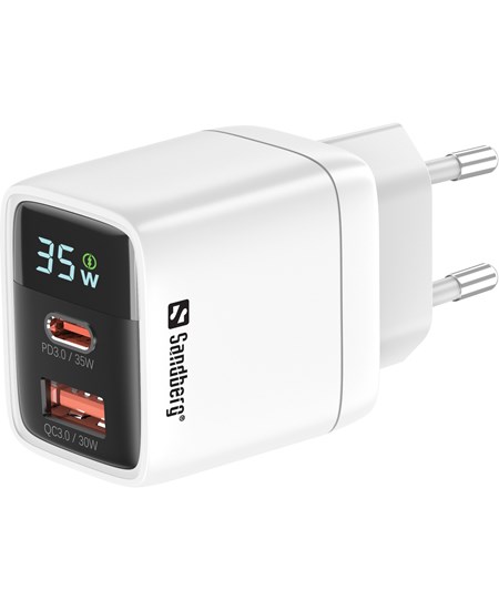 Sandberg 2in1 Charger 1xUSB-C 1xUSB 35W