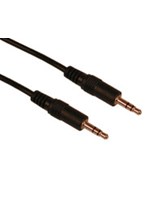 MiniJack m-m Cable, Black (2m)
