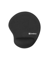 Sandberg Gel Mousepad Wrist Rest, Black (BULK)