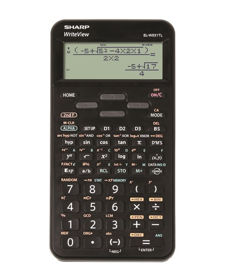 Sharp scientific calculator EL-W531TL sort