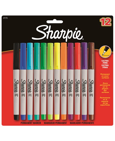 Marker Sharpie Ultra Fine 0,5mm ass (12)