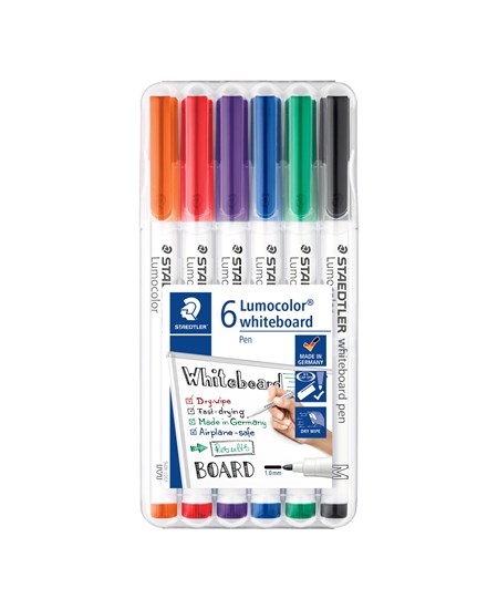 WB Marker Lumocolor rund 1mm ass (6)