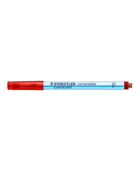 Marker Lumocolor Correctable F Non-P 0,6mm rød