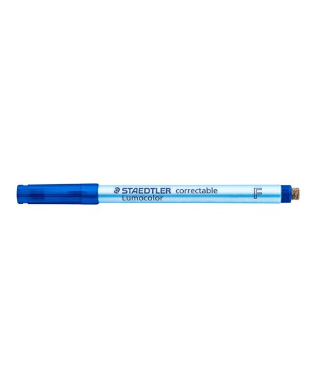 Marker Lumocolor Correctable F Non-P 0,6mm blå