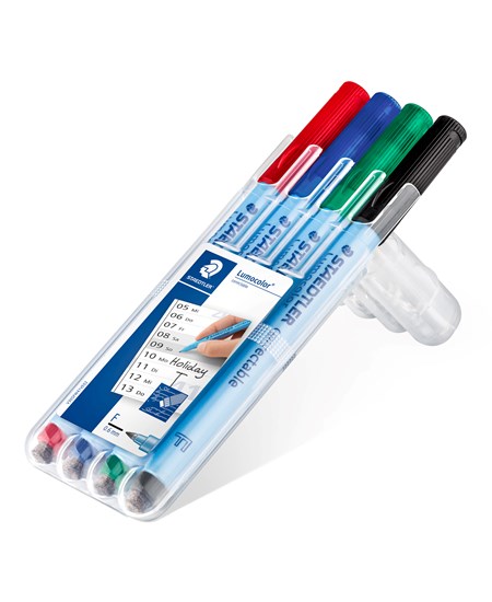 Marker Lumocolor Correctable F Non-P 0,6mm ass (4)