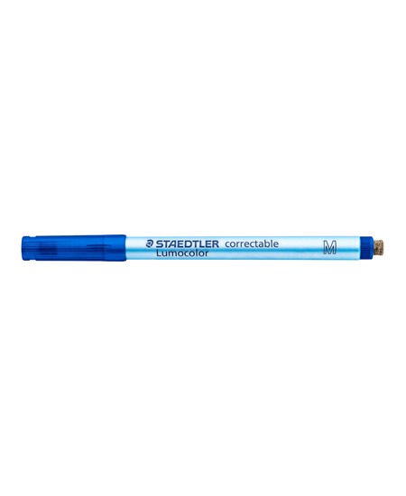 Marker Lumocolor Correctable M Non-P 1,0mm blå