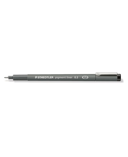 Fineliner pigment liner 0,3mm sort