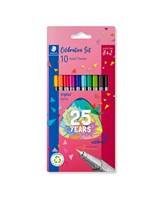 Fineliner Triplus 0,3mm 25 år ass (8+2)