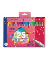 Fineliner Triplus 0,3mm 25 år ass (20+5)