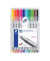 Fineliner Triplus 0,3mm ass (10)