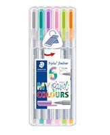 Fineliner Triplus 0,3mm Pastel ass (6)