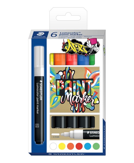 Marker Lumocolor Paintmarker 2,4mm ass (6)