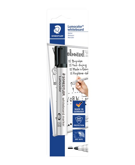 WB Marker Lumocolor rund 2mm sort blister