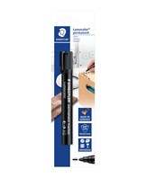 Marker Lumocolor Perm rund 2mm sort blister