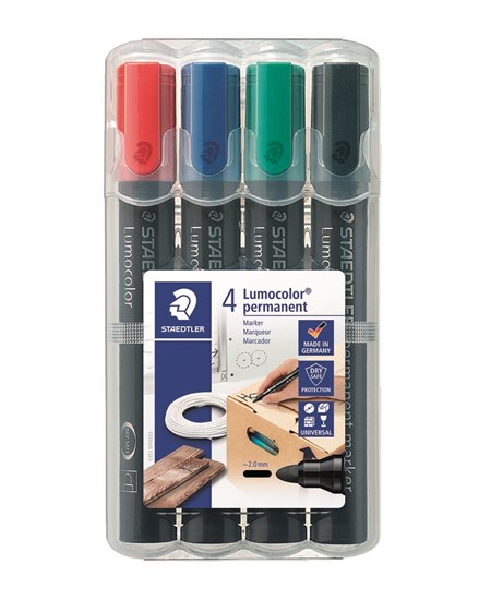 Marker Lumocolor Perm rund 2,0mm ass (4)