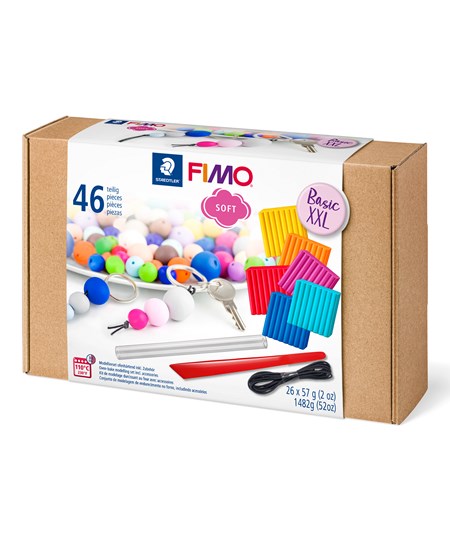 Modeller Fimo Soft Basis XXL 26x57g m/værktøj (46)