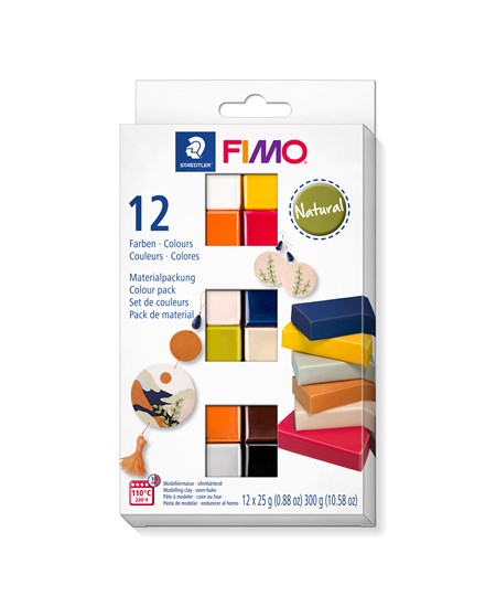 Modeller Fimo Soft Natural 12x25g ass (12)