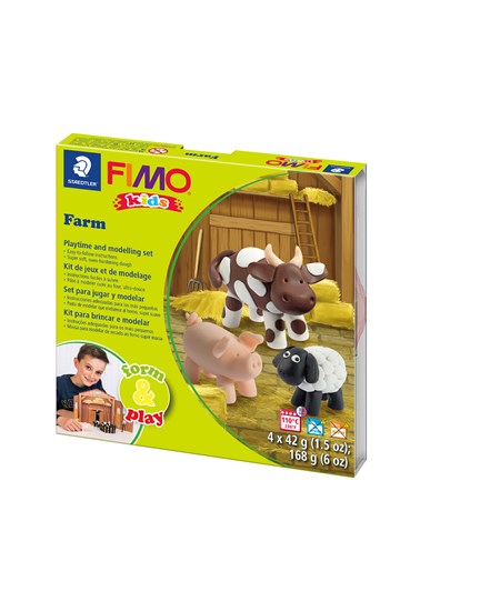 Modeller Fimo Kids Bondegård 4x42g (4)