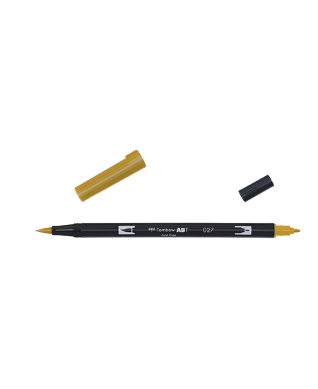 Marker Tombow ABT Dual Brush 027 dark ochre