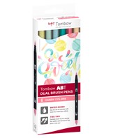 Marker Tombow ABT Dual Brush 6C-4 Candy carton (6)