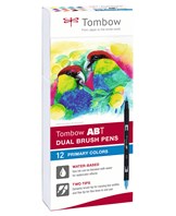 Marker Tombow ABT Dual Brush 12P-1 Basic (12)