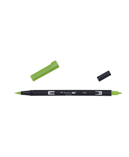 Marker Tombow ABT Dual Brush 195 light green