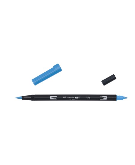 Marker Tombow ABT Dual Brush 476 cyan