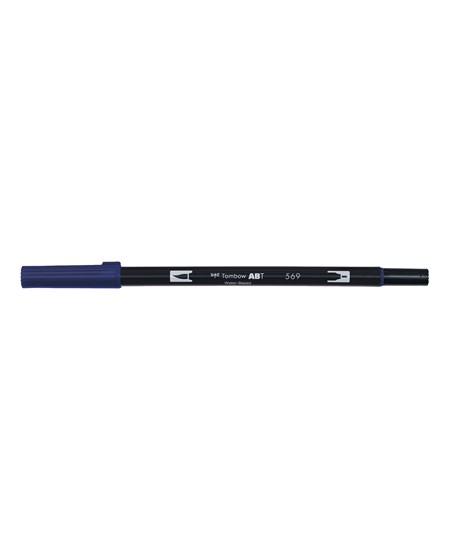 Marker Tombow ABT Dual Brush 569 jet blue