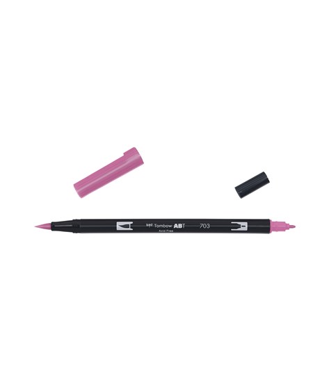 Marker Tombow ABT Dual Brush 703 pink rose