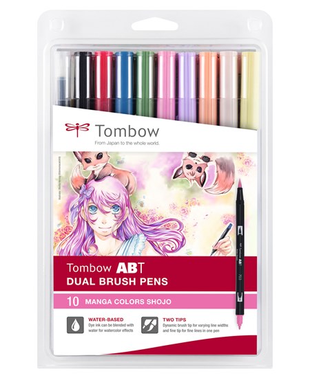 Marker Tombow ABT Dual Brush Manga Shojo (10)