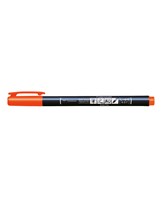 Marker Tombow Fudenosuke hård orange