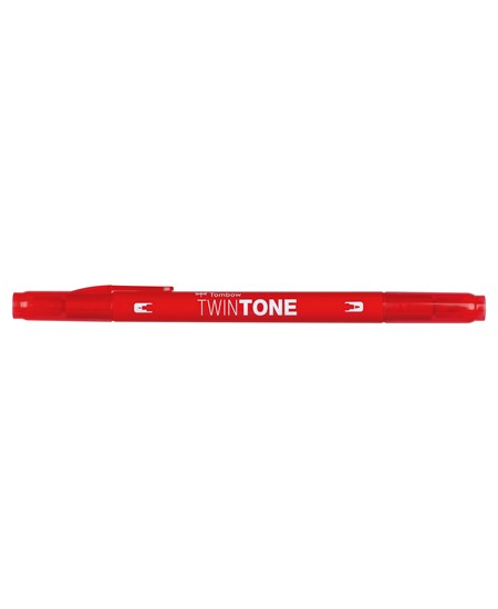 Marker Tombow TwinTone red 0,3/0,8