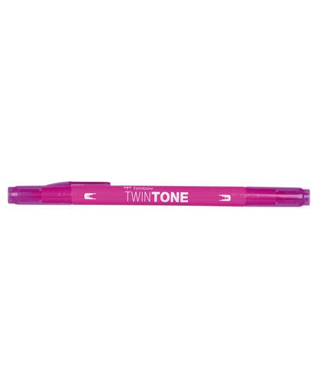 Marker Tombow TwinTone fuschsia pink 0,3/0,8