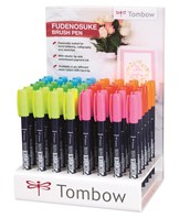 Marker Tombow Fudenosuke hård display neon (48)