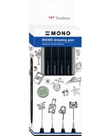 Fineliner Tombow MONO drawing set Fine (4)