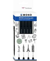 Fineliner Tombow MONO drawing set Bold (4)