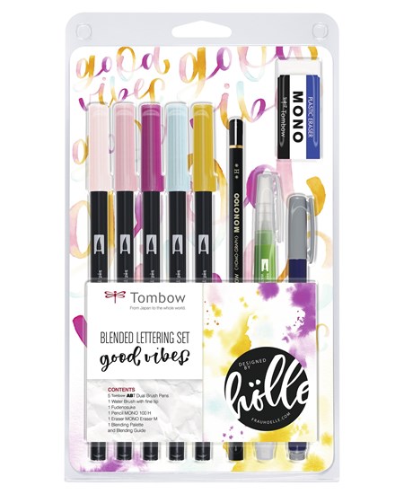 Blended lettering set Tombow Good Vibes