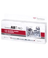 Marker alcohol ABT PRO Dual Brush 12P-3 Grey (12)