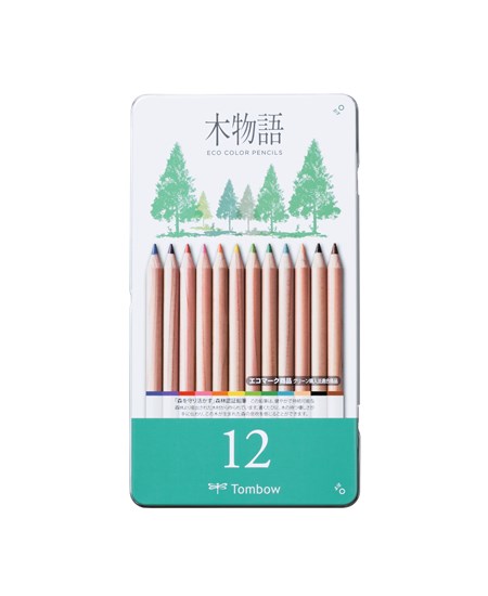 Farveblyant Tombow Eco i metal æske ass (12)